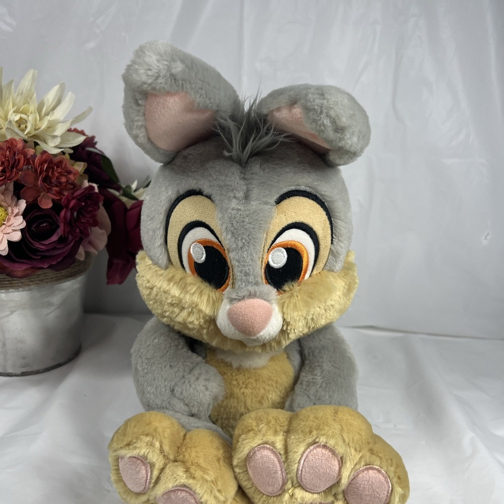 Disney Thumper Plush 14" Big Feet Stuffed Animal Bunny Rabbit Bambi